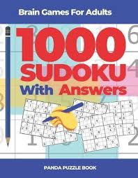 Keep your brain buzzing with these free brain games for seniors by margaret manning • 6 years ago • health and fitness today, i want to talk about the importance of brain games for. Brain Games For Adults 1000 Sudoku With Answers Panda Puzzle Book 9781673813005