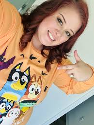 It's a Bluey Halloween! Got my shirt at Target! 🐾💙🧡🎃