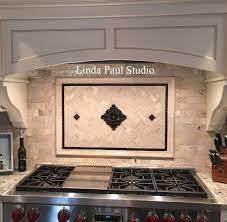 If you are looking for some unique accent. Metal Flower Accent Tiles For Kitchen Backsplashes