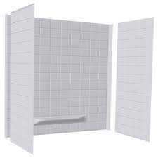 Starting at msrp* usd$ 935.00. Seasons Anchor Point Tile Bathtub Wall Surround 3 Piece Glue Up 59x30x60 Whte Hd Supply