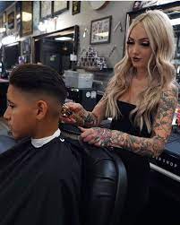 Barberladies On Instagram Barberladies Meet My Friend Kvanwink We Are United We Ar Girls Short Haircuts Hair Salon Names Barber Haircuts