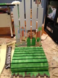 Diy Minecraft Chair Muebles Infantiles Muebles Infantiles