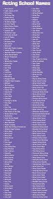 477 Acting Academy School Names Ideas School Names Ideas Business Name Idea Craft Business Names Ideas Catchy