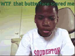 Wtf Butterface GIF - Wtf Butterface Scared - Discover & Share GIFs