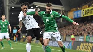 A play button in the shape of a television screen. Uefa Nations League Osterreich Gewinnt Gegen Nordirland Valentino Lazaro Trifft Eurosport