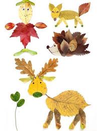 Kreative Bastelideen Beschaftigung Mit Bunten Herbstblattern Und Laub Figuren Und Tiere Als Herbstlic Kreative Bastelideen Kreativ Basteln Kinderbasteleien