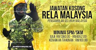 Jawatan kosong jawatan pembantu pertahanan awam gred kp19 24 kekosongan. Jawatan Kosong Jabatan Sukarelawan Malaysia Rela Lelaki Wanita 2020 Gaji Rm1360 00 Rm4052 00 Pengambilan Seluruh Malaysia