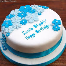 Check This Out Friends I Have Written Sunita Bhabhi On This Beautiful Image I Ho Happy Birthday Cake Pictures Happy Birthday Cake Images Happy Birthday Cakes Personalized birthday song for sunita. happy birthday cake pictures