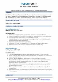 Asset management is the managed investment of assets. Real Estate Investor Resume Samples Qwikresume