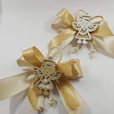 Segnaposto battesimo fai dz te con mollette de : Bomboniere Segnaposto Per Cresima Comunione Battesimo Matrimonio Molletta Con Angioletti Musicisti Colore Beige