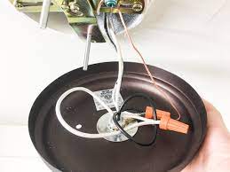 Attach the light fixture mounting bracket to your ceiling box, making sure you weave the wires through the new plate so you can reconnect them. How To Change A Wall Or Ceiling Light Fixture Building Our Rez