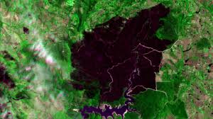 In the form of diagrams, satellite, hybrid, as well as folk card + satellite. Cherry Gardens Fire Satellite Image Reveal Extent Of Damage The Advertiser