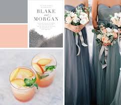 $2.51 elegant and modern floral wedding invitation features a background of peachy pink peonies accented with lush green botan… design: Unique Wedding Color Schemes Minted
