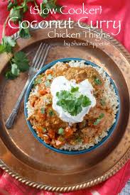 The kids will only notice how moist and tasty the chicken is, i promise! Slow Cooker Coconut Curry Chicken Thighs