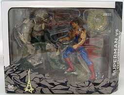 The large scale superman figure is suited up in his movie authentic suit to battle the massive doomsday. Dc Icons 6 Inch Action Figure Death Of Superman Doomsday Vs Superman