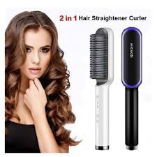 However, if that sleek look is your mo, you probably won't achieve the same level of straightening from a brush. Hair Straightener Brush Hairdressing Comb Straightening Brush Multifunctional Hair Curler Electric Buy At A Low Prices On Joom E Commerce Platform