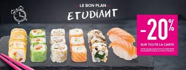 Menus midi, boxes à partager. Bon Plan Etudiant Chez Planet Sushi