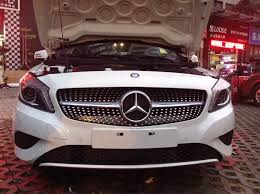 A Class W176 Diamonds Grille Sliver Color Benz Mercedes Benz Mercedes