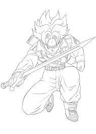 Maybe you would like to learn more about one of these? Coloring Pages Of Trunks In Dbz Coloring Home