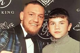 Brave teen boxer is fighting fit as he meets ring king Conor McGregor after  knocking out cancer