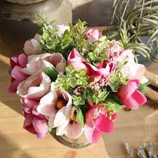 Discover the unique beauty of artificial magnolias. 2colors Artificial Magnolia Flower Bouquet Home Wedding Decor Buy From 5 On Joom E Commerce Platform
