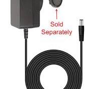 AC to DC Wall Power Adapter - Accepts Round Interchangeable Power Plugs -  100VAC-240VAC to 5VDC@1A - Works with Battery Eliminator Kits