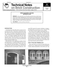 Brick triangular table lift up. Technical Notes On Brick Construction