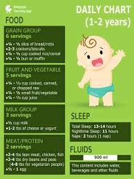 my baby is one year old please suggest diet chart for him