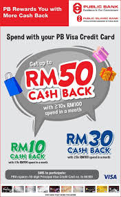 Choose between loan tenures of 3, 6, 9, 12, 18 and 24 months. New Public Bank Credit Card Campaign Offers Up To Rm50 Cashback