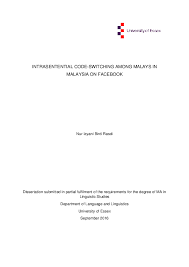 We did not find results for: Pdf Intrasentential Code Switching Among Malays In Malaysia On Facebook Nur Izyani Rasdi Academia Edu