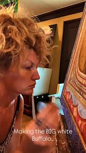 The smaller #whitebuffalo I posted last week went