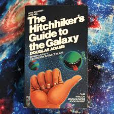 The Hitch-Hikers Guide To The Galaxy' Douglas Adams Pb 1979 1st edition...  found this in a second hand bookshop during the week...read it back in the  early 90's 🤓