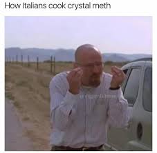 Il quarto meme vede come protagonista uno dei più famosi conduttori televisivi italiani, noto per le sue espressioni facciali molto usate sul web per creare i meme. How Italians Do Things Know Your Meme