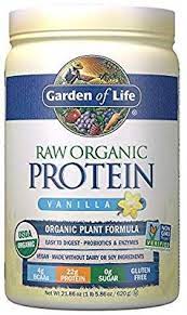 Amazon Com Garden Of Life Raw Organic Protein Vanilla Powder 20 Servings Packaging Ma Organic Vegan Protein Powder Sugar Free Protein Shakes Organic Protein