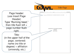 Apa (american psychological association) style is most commonly used to cite sources within the social sciences. Purdue Owl Apa Title Page 7th Edition Chicago Manual Of Style 16th Edition Purdue Owl
