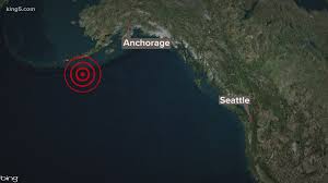 Since a magnitude 8.7 quake in the aleutians in 1965. No Tsunami Threat To Washington Coast After 7 5 Alaska Earthquake King5 Com