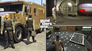 How To Get Inside The Golden Bank Vault And Get Unlimited Money In Gta 5 Secret Money Truck Youtube Gta 5 Gta V Secrets Gta