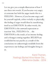 Inspiring Quote By Karol Truman From Feelings Buried Alive