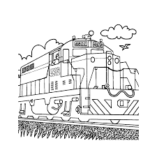 Leuk Voor Kids Locomotief Boek Bladzijden Kleuren Kleurboek Dieren Kleurplaten