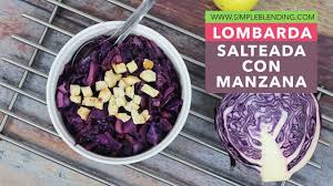 Cuando preparemos platos con ella no conviene emplear ingredientes demasiados grasientos (tocino o salsas con nata o queso), ni condimentos. Lombarda Salteada Con Manzana Salteado De Lombarda Receta De Col Morada Saludable Youtube