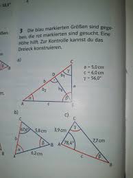 Een rechthoekige driehoek is een driehoek waarvan één van de hoeken 90° is. Sinus Ksinus Und Tangens Forum Mathematik