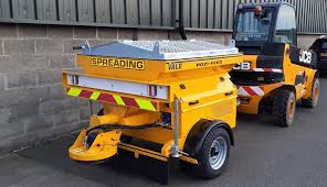 Used sand spreaders and salt spreaders for sale. Tug Towed Salt Spreader Ts800dc Salt Gritter For Sale