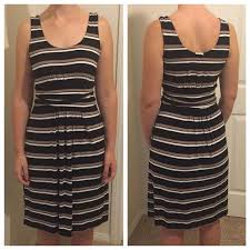 Black And White Striped Tank Top Dress Pin On My Posh Picks