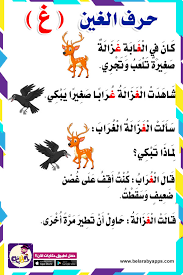 قصة حرف الغين لرياض الأطفال مصورة قصص الحروف بالعربي نتعلم in 2021 arabic alphabet for kids arabic kids learn arabic alphabet