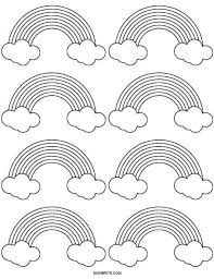 To print out a black and white coloring sheet, use the eraser to remove all the colors in the picture, and click the printer icon! Free Printable Rainbow Templates And Coloring Pages For Kids Mombrite