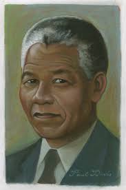 Nelson Mandela ca.2001 by Paul Davis