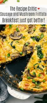 Sausage And Egg Frittata Recipe For Breakfast The Recipe Critic In 2020 Frittata Recipes Recipes Breakfast Recipes