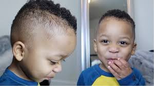 23 trendy and cute toddler boy haircuts. Easy Toddler Fade Style On Curly Hair Salonwork Youtube