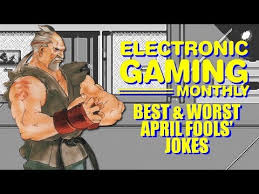 April 1 is as good a time as ever to turn a frown upside down and lighten the mood: Electronic Gaming Monthly S Best Worst April Fools Jokes Defunct Games Youtube