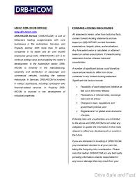 The automotive segment contributes the vast majority of company revenue, and includes the production and distribution of. Former Drb Hicom Automotive Head In Macc Investigation